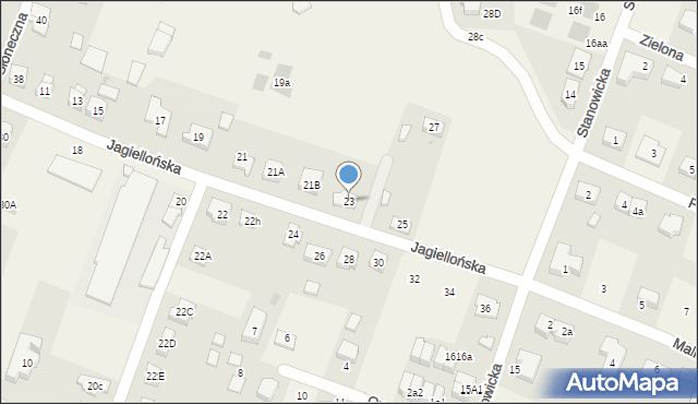 Marcinkowice, Jagiellońska, 23, mapa Marcinkowice