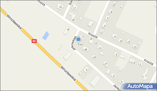 Marcinkowice, Jankowicka, 16, mapa Marcinkowice