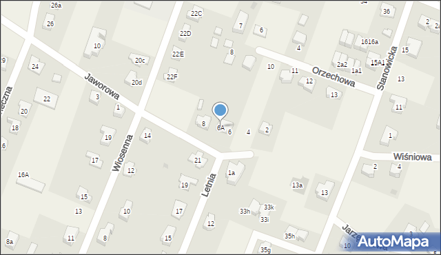 Marcinkowice, Jaworowa, 6A, mapa Marcinkowice