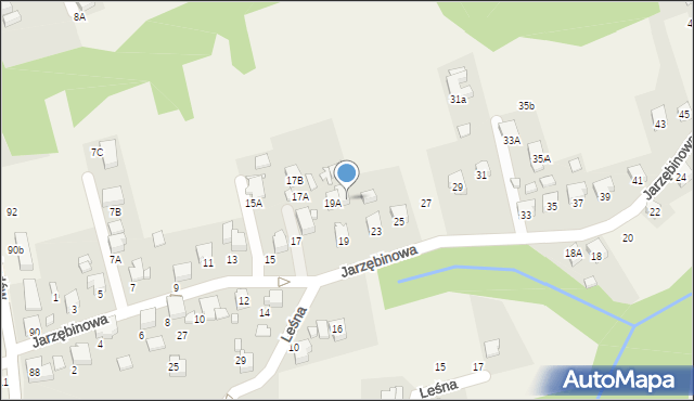 Marklowice, Jarzębinowa, 21, mapa Marklowice