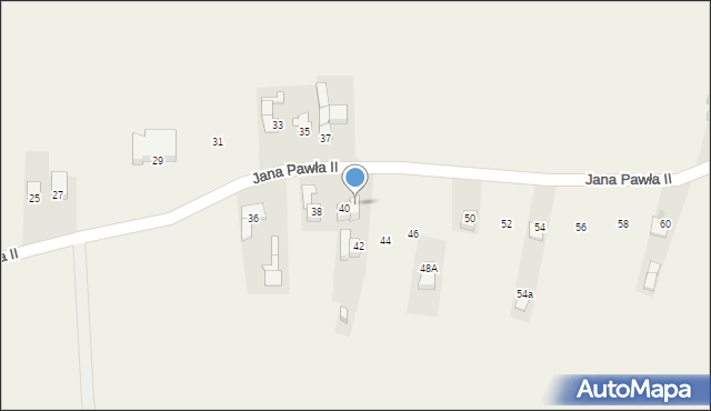 Maruszyna, Jana Pawła II, 40A, mapa Maruszyna