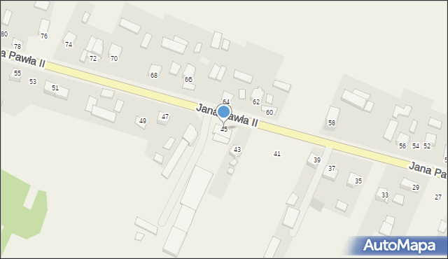 Masłów Pierwszy, Jana Pawła II, 45, mapa Masłów Pierwszy