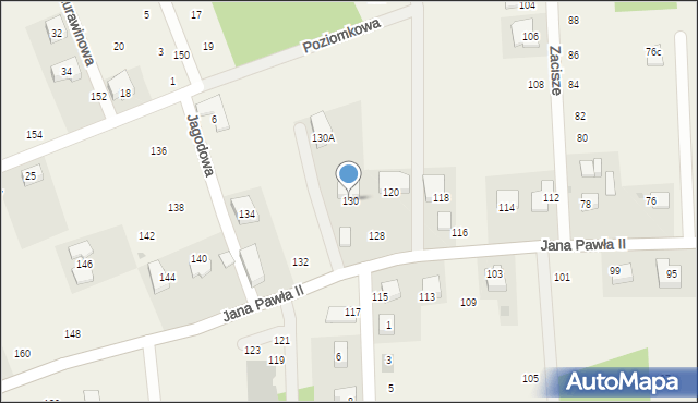 Michałowice, Jana Pawła II, 130, mapa Michałowice