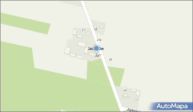 Mieczysławów, Jadwigów, 19a, mapa Mieczysławów