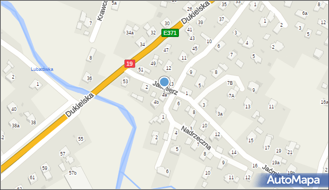 Miejsce Piastowe, Jaćmierz, 4a, mapa Miejsce Piastowe