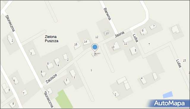 Mierzynek, Jasna, 15, mapa Mierzynek