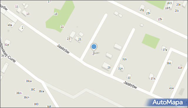 Mikołów, Jaskrów, 27, mapa Mikołów