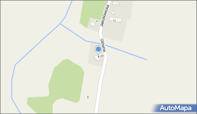Milice, Jakubowicka, 6, mapa Milice