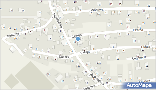 Milówka, Jagiellońska, 13, mapa Milówka