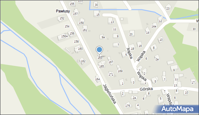 Milówka, Jagiellońska, 163, mapa Milówka
