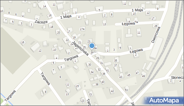 Milówka, Jagiellońska, 27, mapa Milówka