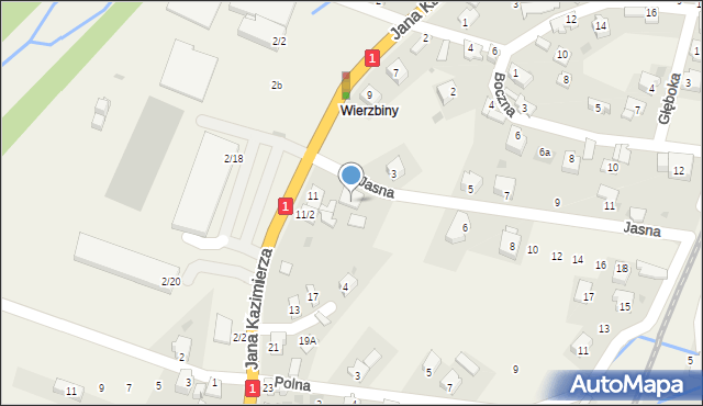 Milówka, Jasna, 2, mapa Milówka