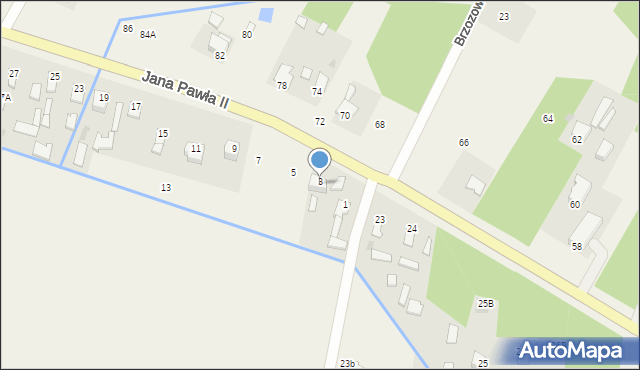 Mleczków, Jana Pawła II, 3A, mapa Mleczków