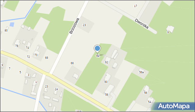 Mleczków, Jana Pawła II, 64, mapa Mleczków