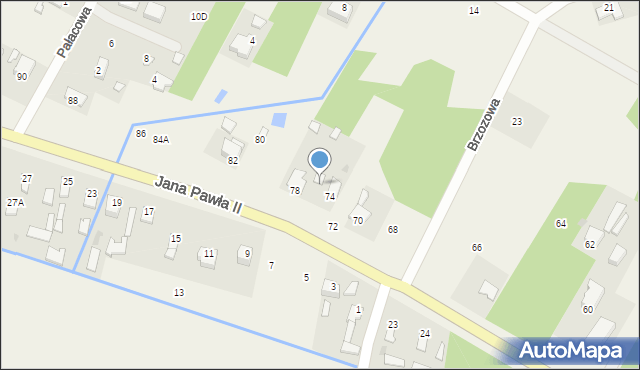 Mleczków, Jana Pawła II, 76, mapa Mleczków