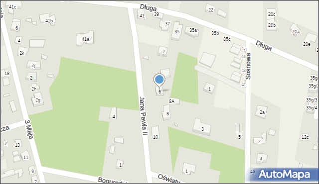 Morzyczyn, Jana Pawła II, 6, mapa Morzyczyn