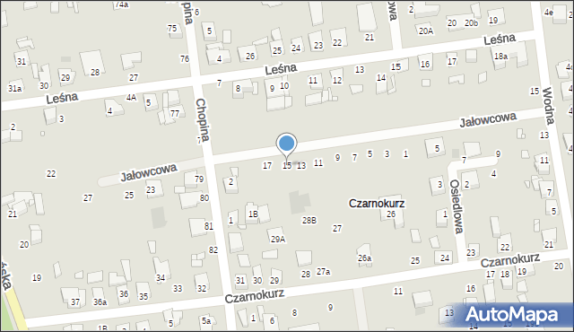 Mosina, Jałowcowa, 15, mapa Mosina