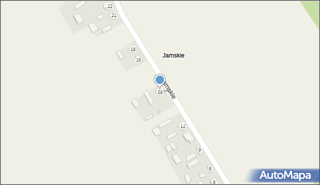 Motyczno, Jamskie, 14, mapa Motyczno