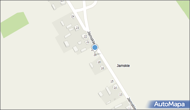 Motyczno, Jamskie, 19, mapa Motyczno