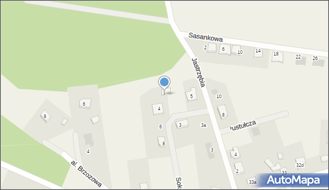 Mrozów, Jastrzębia, 9, mapa Mrozów