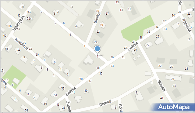 Murowaniec, Jaskółcza, 1, mapa Murowaniec