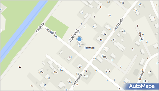 Murowaniec, Jaskółcza, 10, mapa Murowaniec