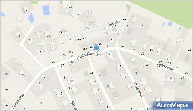Murowaniec, Jastrzębia, 31, mapa Murowaniec