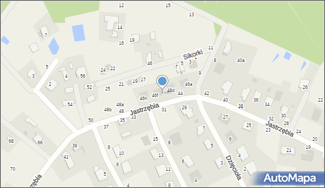 Murowaniec, Jastrzębia, 46e, mapa Murowaniec
