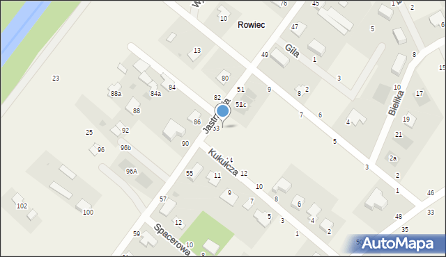 Murowaniec, Jastrzębia, 53b, mapa Murowaniec