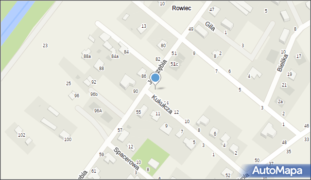 Murowaniec, Jastrzębia, 53d, mapa Murowaniec