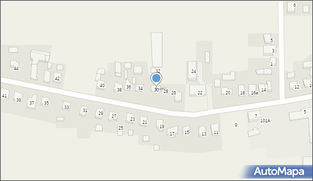 Myjomice, Jana Pawła II, 30, mapa Myjomice