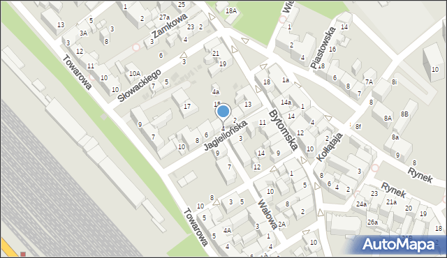Mysłowice, Jagiellońska, 4, mapa Mysłowice