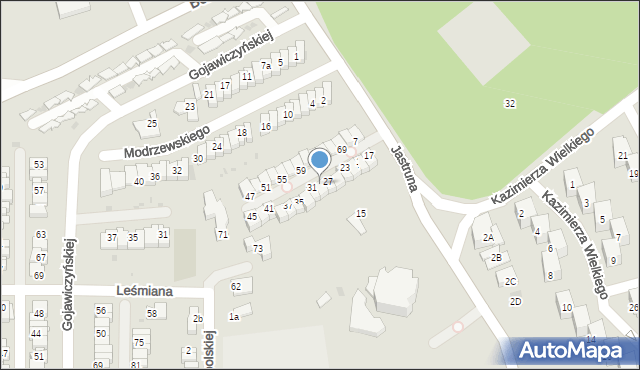 Mysłowice, Jastruna Mieczysława, 29, mapa Mysłowice