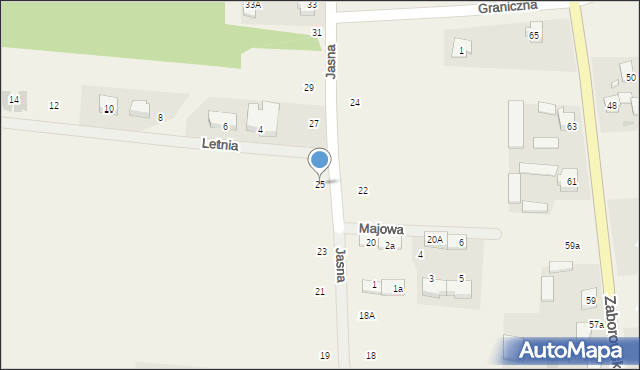 Myszczyn, Jasna, 25, mapa Myszczyn