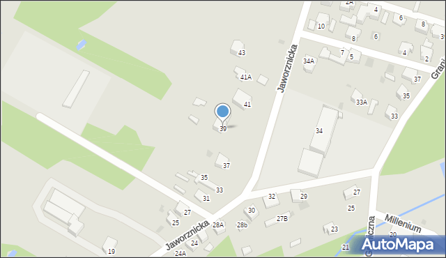 Myszków, Jaworznicka, 39, mapa Myszków