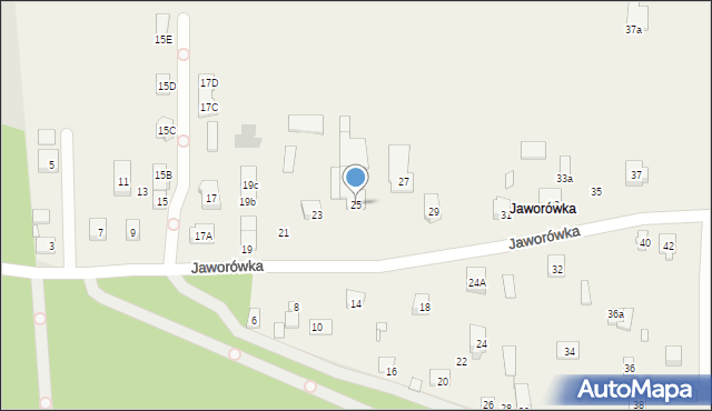 Nadma, Jaworówka, 25, mapa Nadma