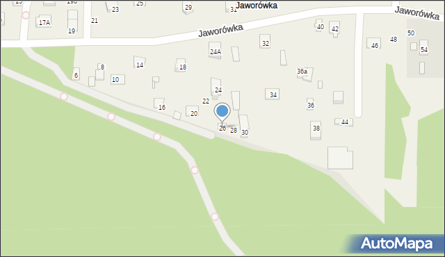 Nadma, Jaworówka, 26, mapa Nadma