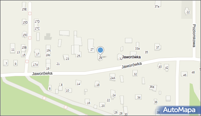Nadma, Jaworówka, 29, mapa Nadma