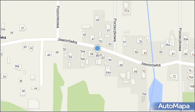 Nadma, Jaworówka, 60, mapa Nadma