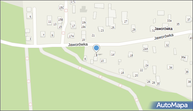 Nadma, Jaworówka, 8, mapa Nadma