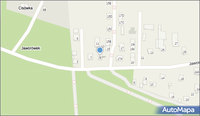 Nadma, Jaworówka, 9, mapa Nadma