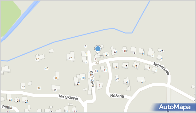 Namysłów, Jaśminowa, 16, mapa Namysłów