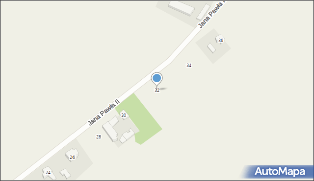 Narkowy, Jana Pawła II, 32, mapa Narkowy