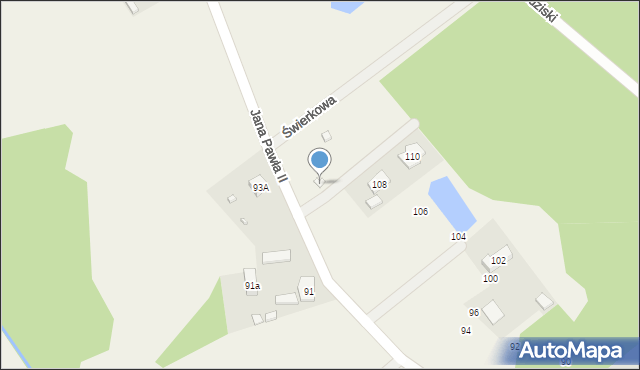 Nekielka, Jana Pawła II, 112, mapa Nekielka