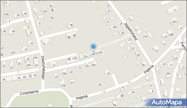 Niepołomice, Jagiellońska, 20n, mapa Niepołomice