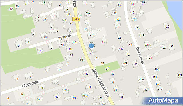 Nieporęt, Jana Kazimierza, 21, mapa Nieporęt