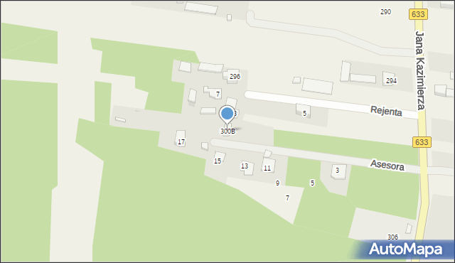 Nieporęt, Jana Kazimierza, 300B, mapa Nieporęt