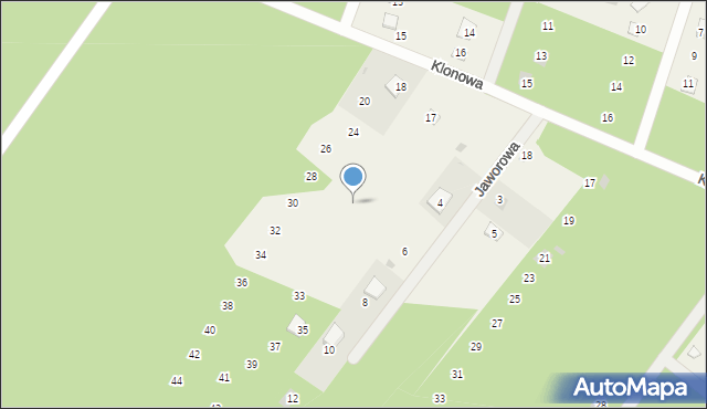 Nowa Łuka, Jarzębinowa, 27, mapa Nowa Łuka