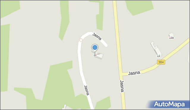 Nowa Ruda, Jasna, 11, mapa Nowa Ruda
