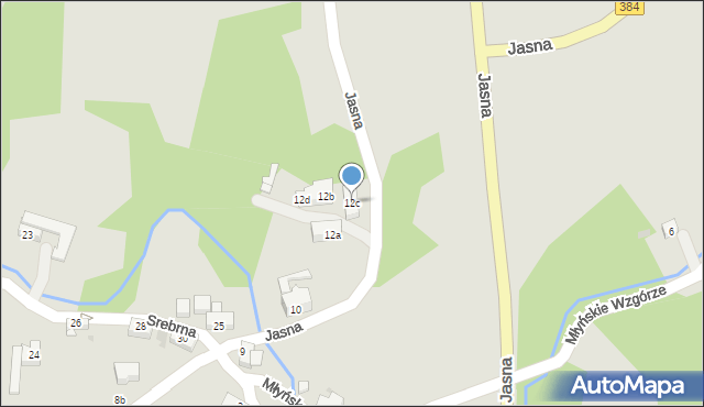 Nowa Ruda, Jasna, 12c, mapa Nowa Ruda